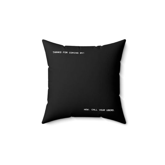 ‘Thanks for Coming By’ Square Pillow