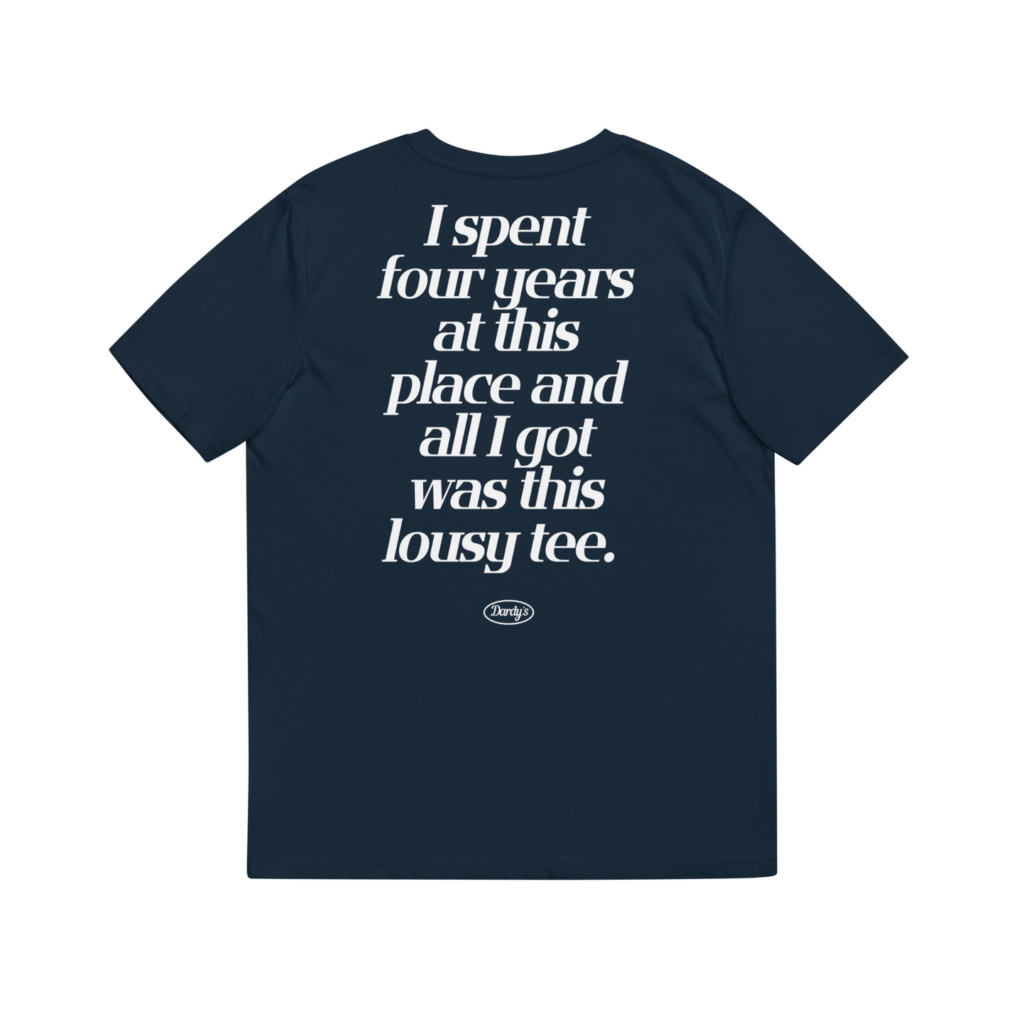 'Lousy' T-Shirt in Navy & White